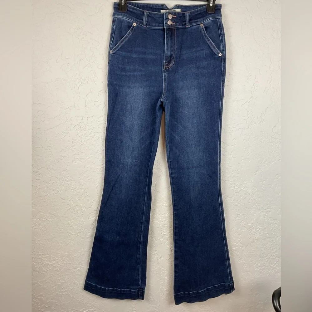 Rock and Roll High Rise Trouser Dark Denim Jean Size 30/36